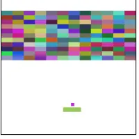 Screen cap of pure JS breakout game