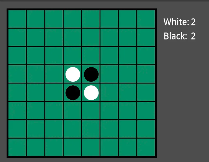 Reversi board